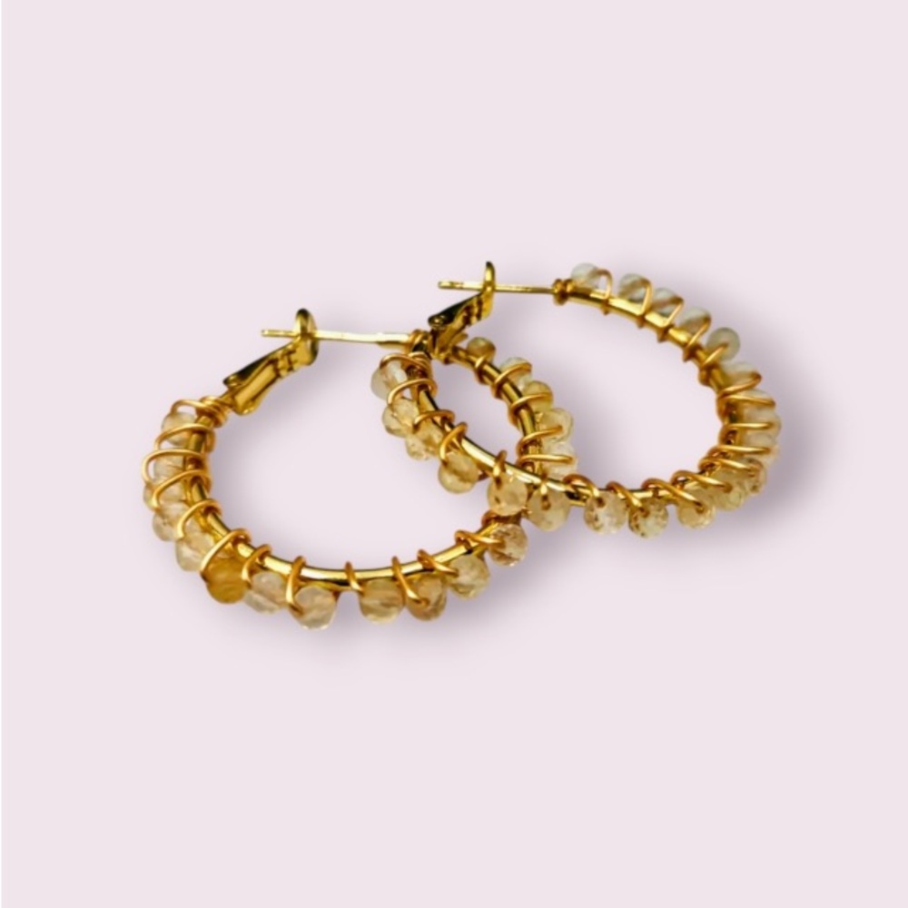 Citrine Earrings NWT